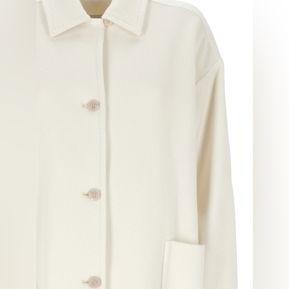 Max Mara Ivory Wool Jacket Coat Eligio Style NWT - Picture 4 of 13